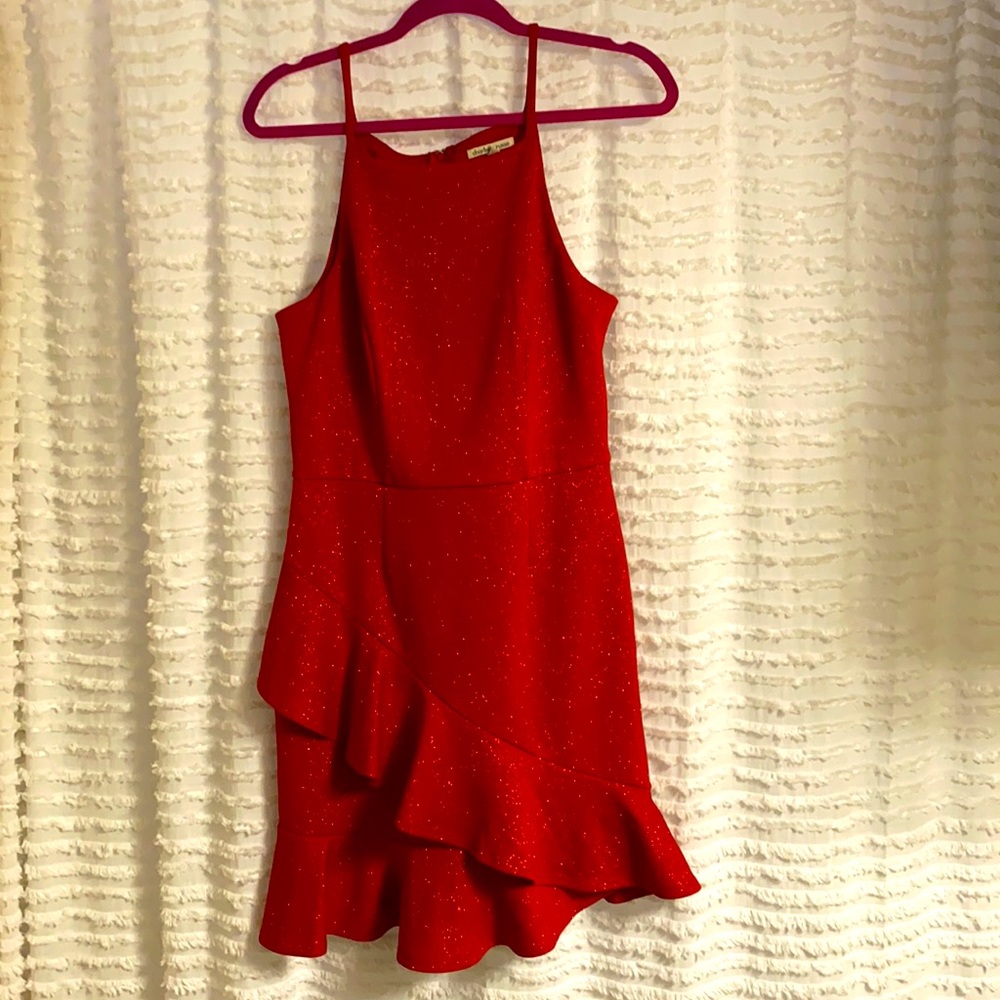Sparkly Red cocktail dress